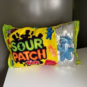 Plush Pillow - Yellow and Blue